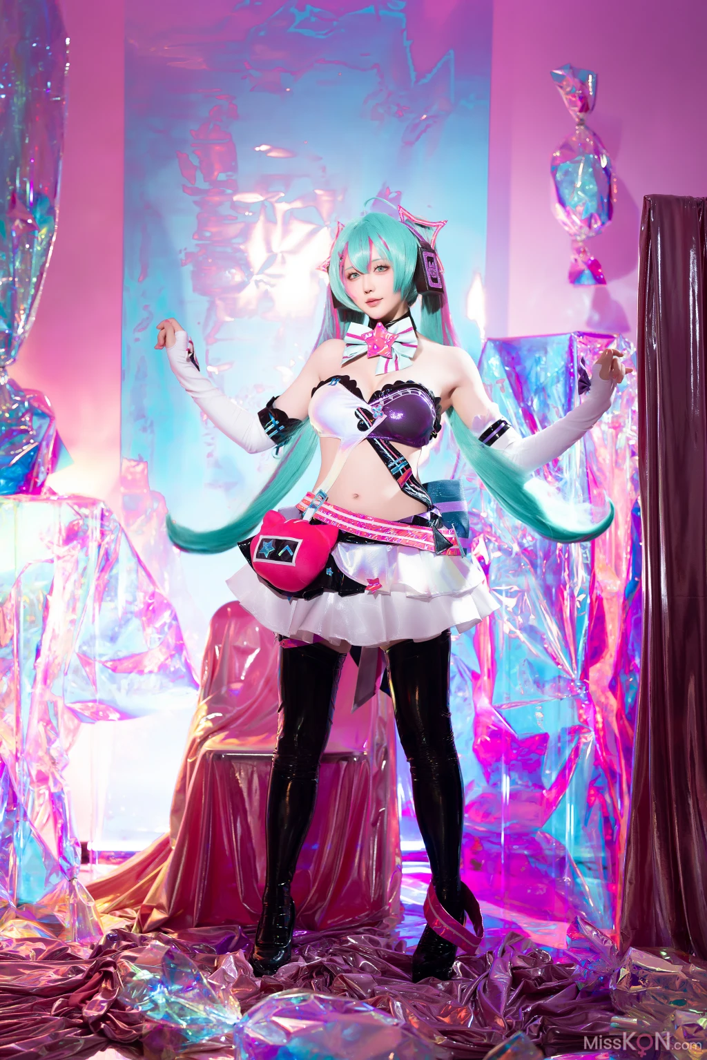 Coser@星之迟迟Hoshilily: Miku初音未来 喵斯快跑 (73 photos + 1 video) – Page 6