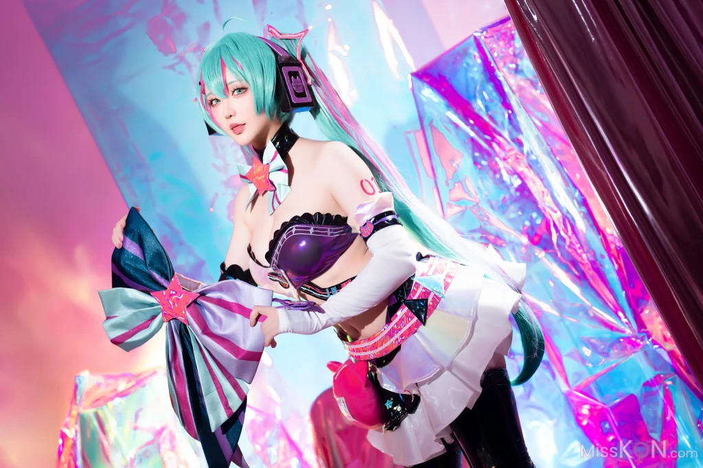 Coser@星之迟迟Hoshilily: Miku初音未来 喵斯快跑 (73 photos + 1 video) – Page 6