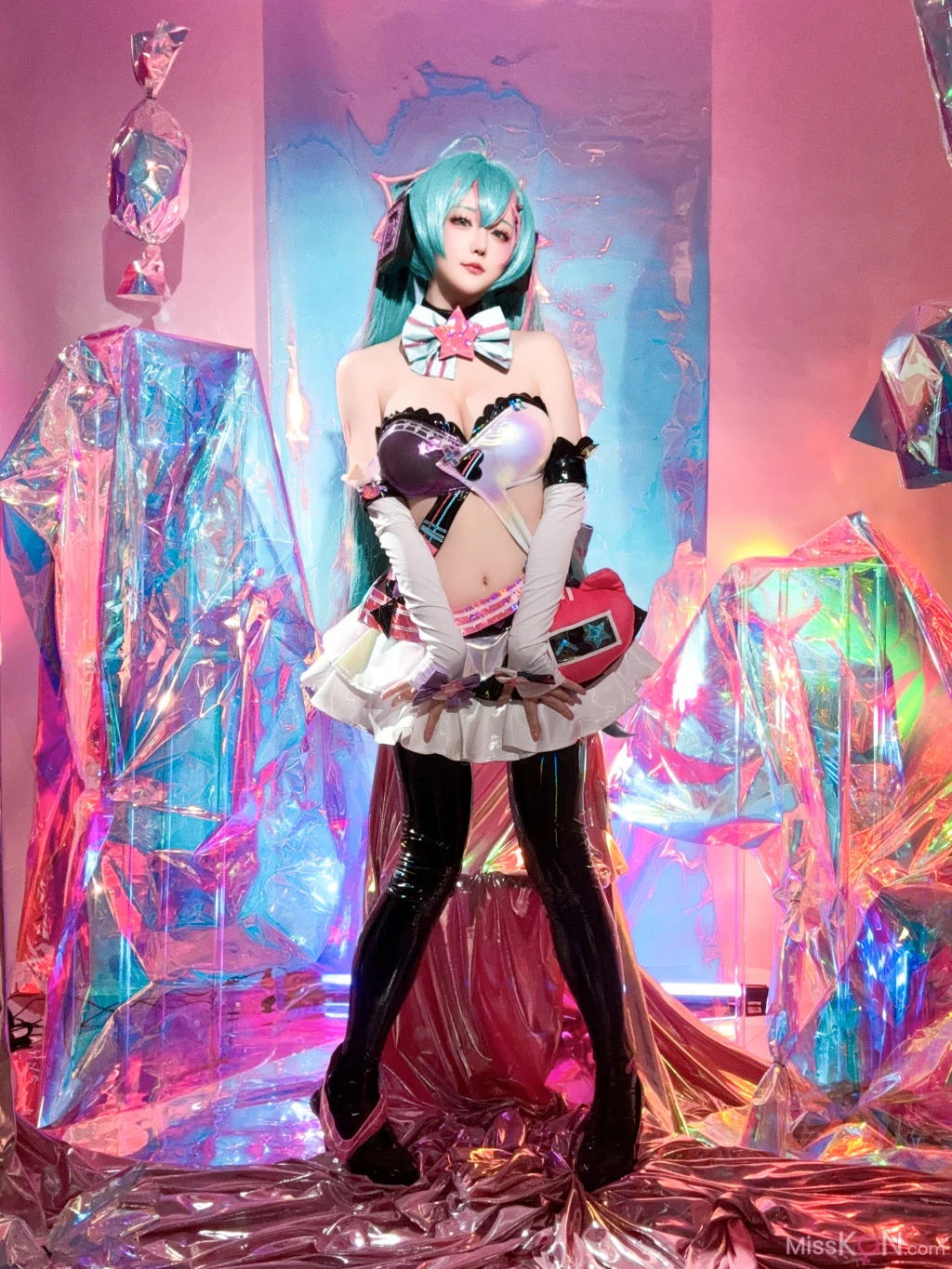 Coser@星之迟迟Hoshilily: Miku初音未来 喵斯快跑 (73 photos + 1 video) – Page 7
