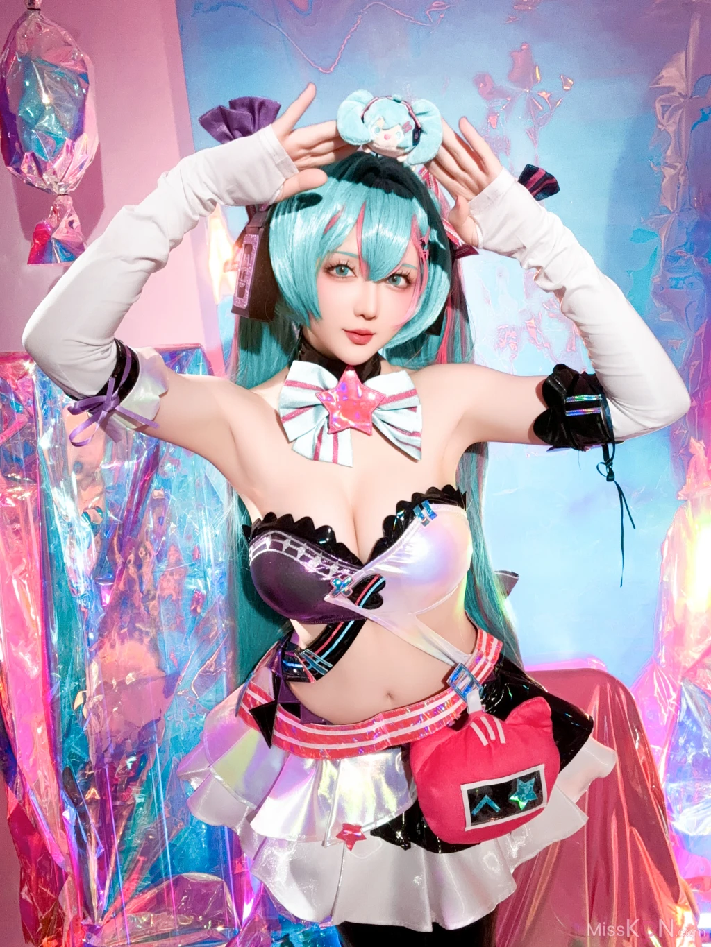 Coser@星之迟迟Hoshilily: Miku初音未来 喵斯快跑 (73 photos + 1 video) – Page 7