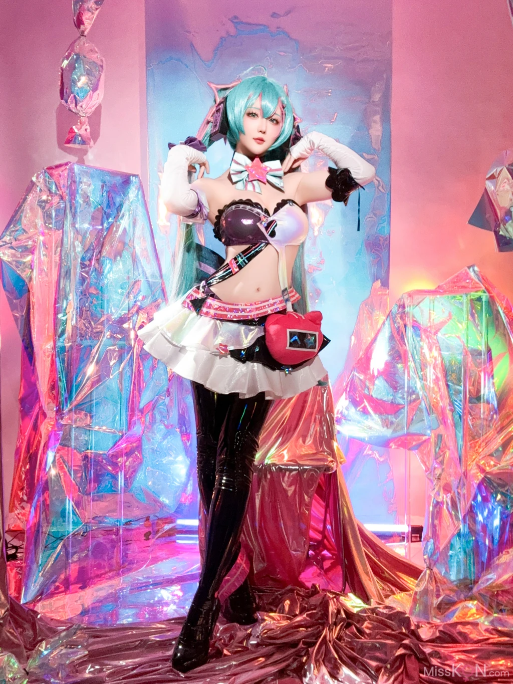 Coser@星之迟迟Hoshilily: Miku初音未来 喵斯快跑 (73 photos + 1 video) – Page 7