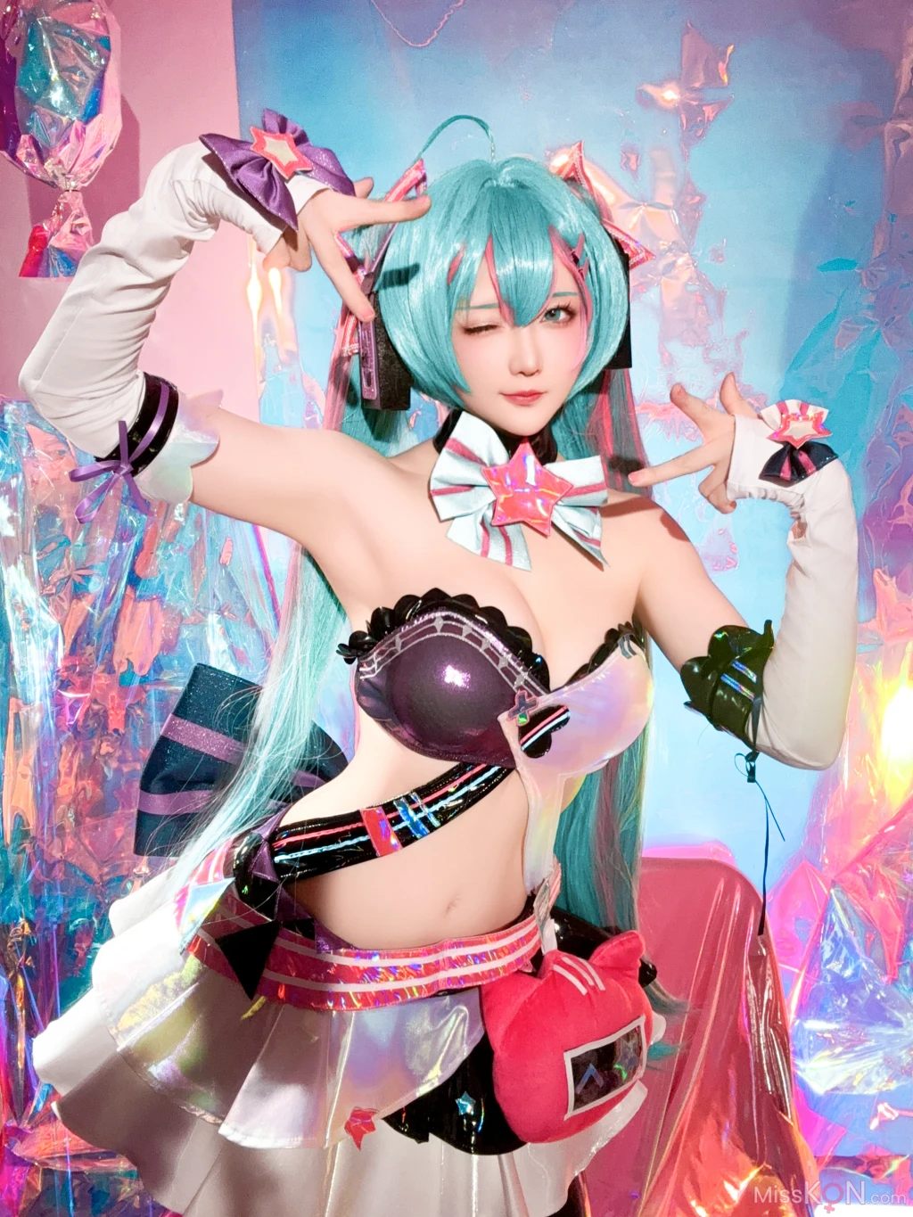 Coser@星之迟迟Hoshilily: Miku初音未来 喵斯快跑 (73 photos + 1 video) – Page 8