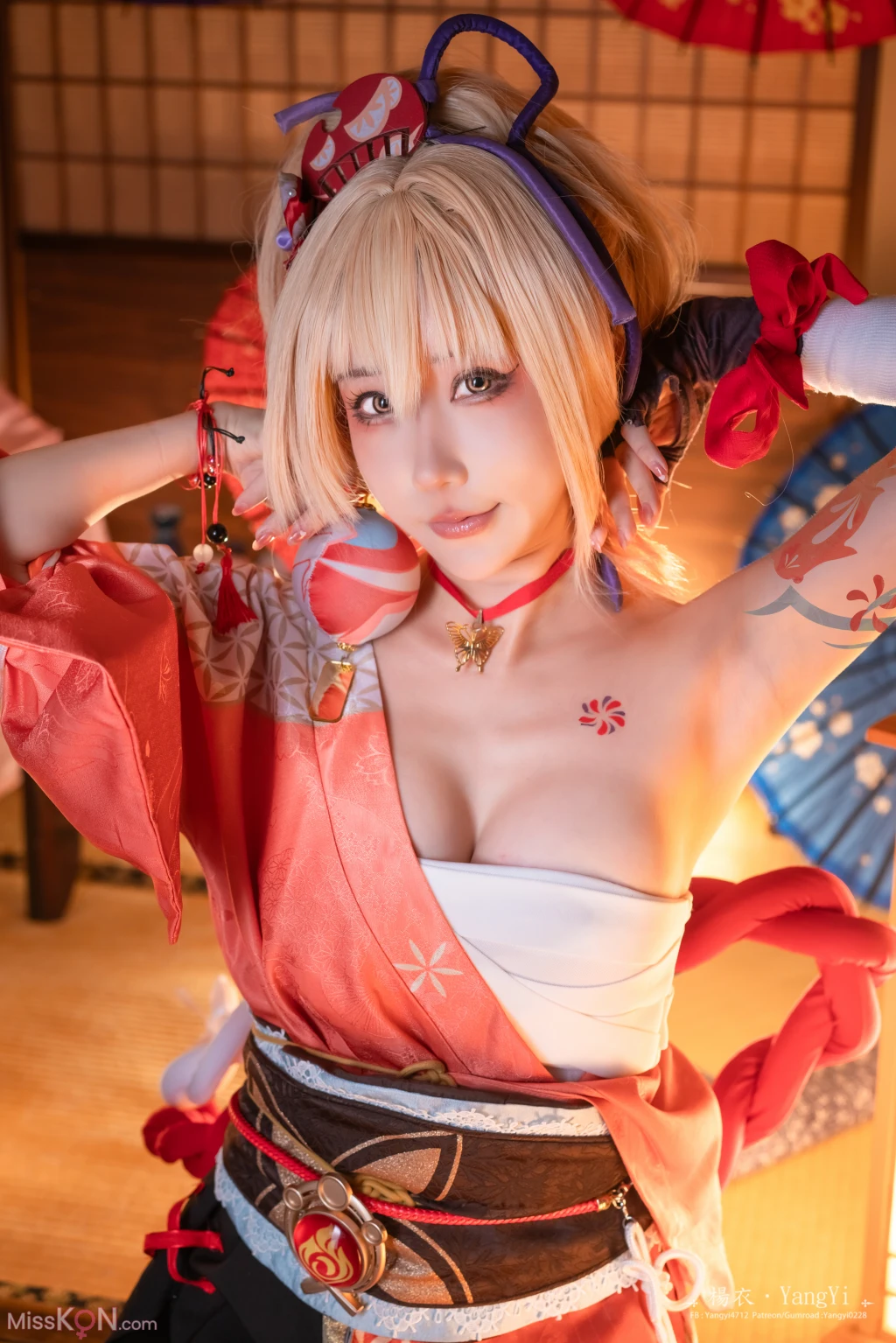 Coser@楊衣Yangyi: Yoimiya (38 photos + 1 video) – Page 3