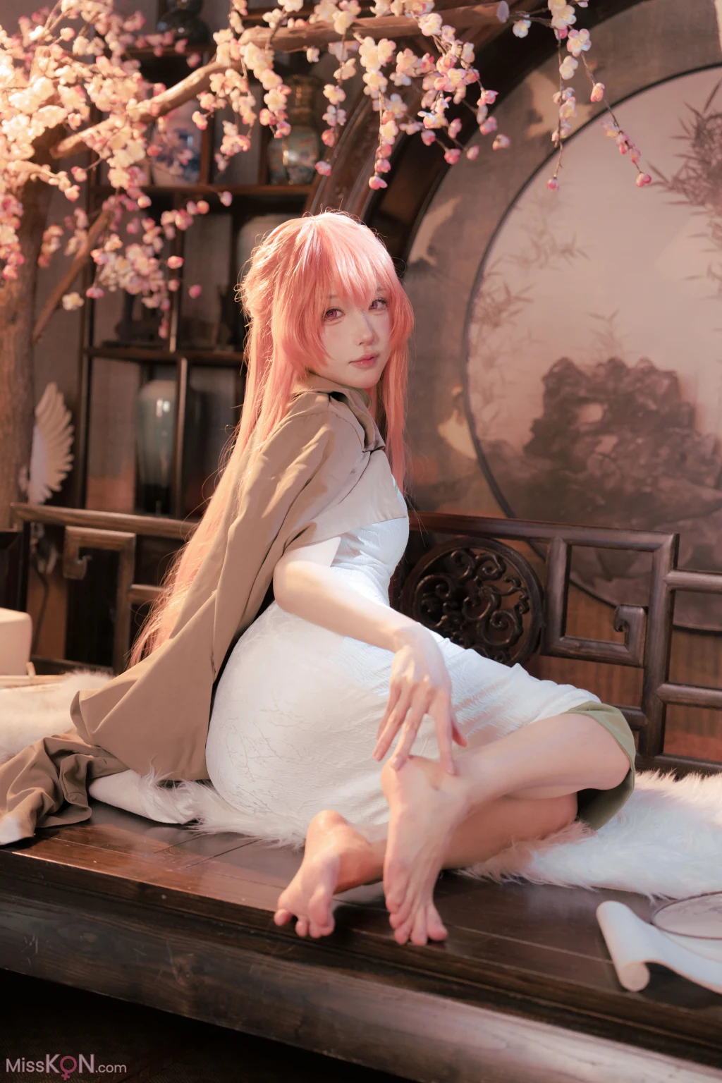Coser@阿包也是兔娘: 碧蓝航线英仙座旗袍 (30 photos)
