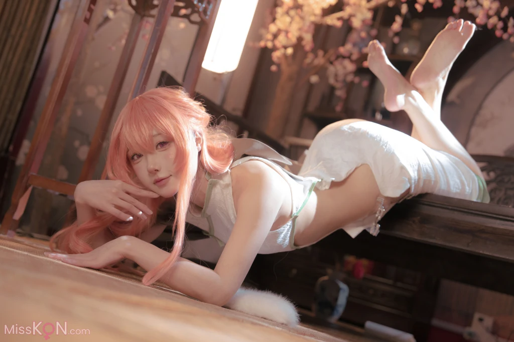 Coser@阿包也是兔娘: 碧蓝航线英仙座旗袍 (30 photos)