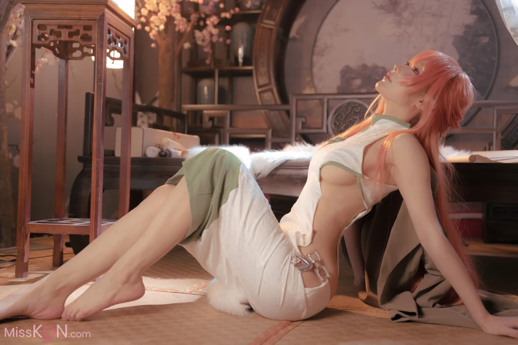 Coser@阿包也是兔娘: 碧蓝航线英仙座旗袍 (30 photos)