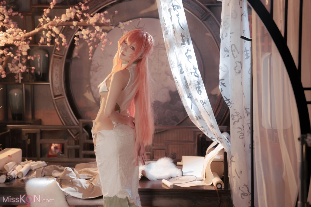 Coser@阿包也是兔娘: 碧蓝航线英仙座旗袍 (30 photos)