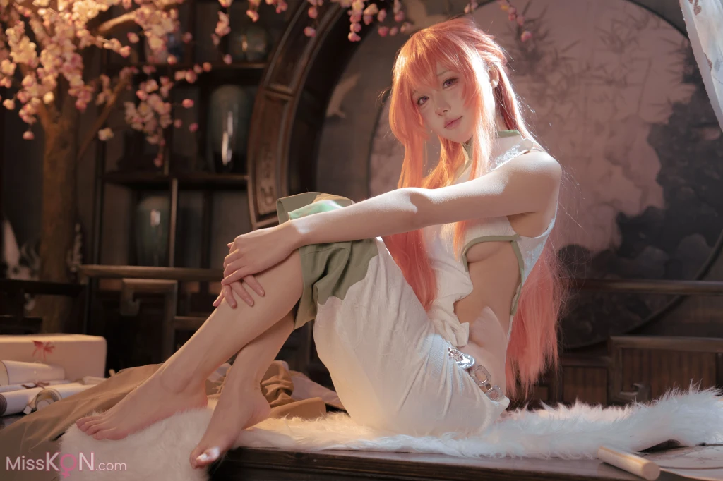 Coser@阿包也是兔娘: 碧蓝航线英仙座旗袍 (30 photos)
