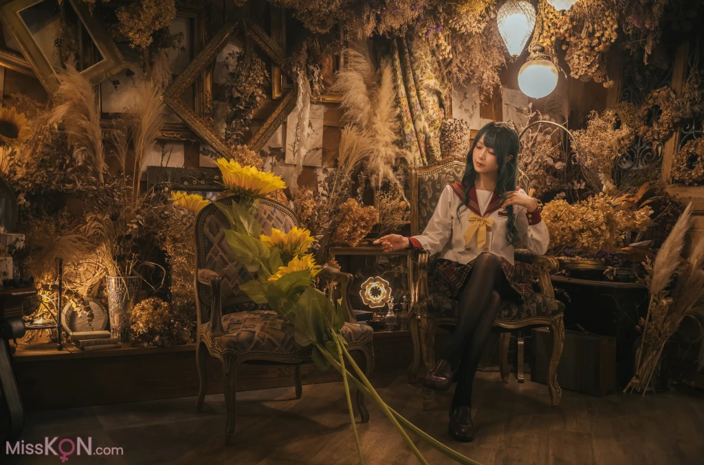 Coser@Ely_eee (ElyEE子): Kazami Yuuka ~ Uniform 幽香制服 (25 photos + 2 videos)