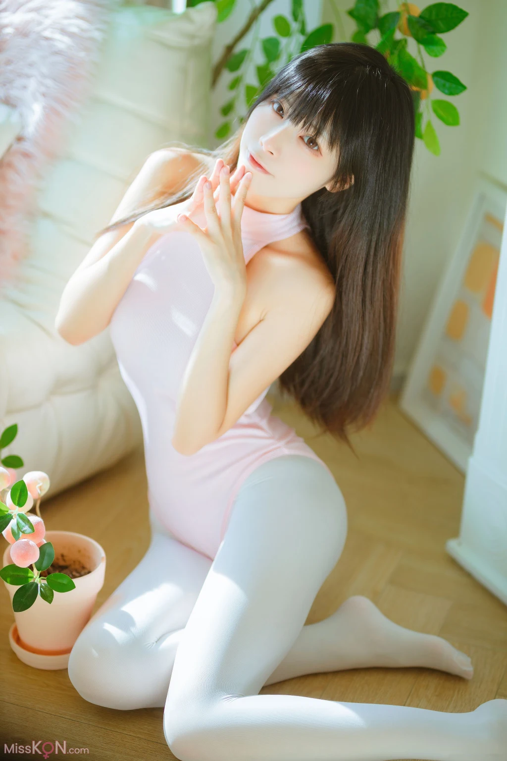 Coser@三無人型: 白丝桃子 (60 photos) – Page 2