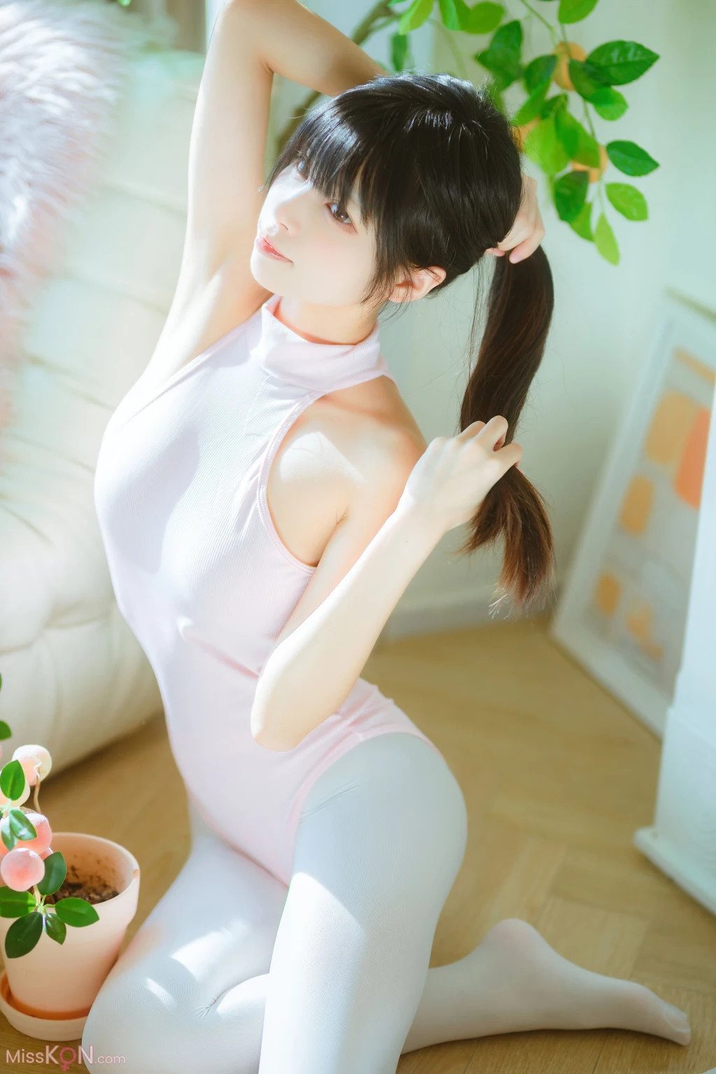 Coser@三無人型: 白丝桃子 (60 photos) – Page 2