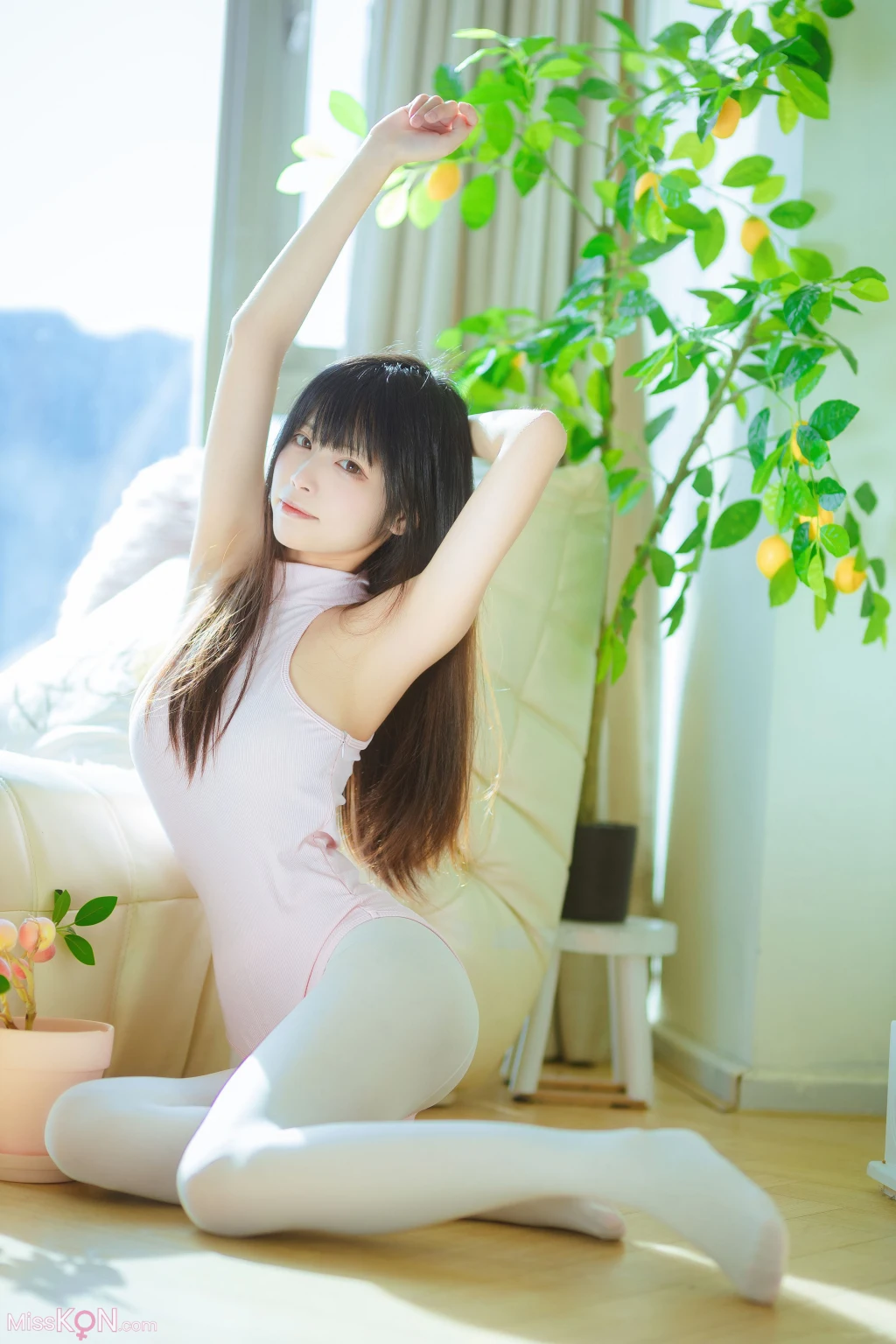 Coser@三無人型: 白丝桃子 (60 photos) – Page 3