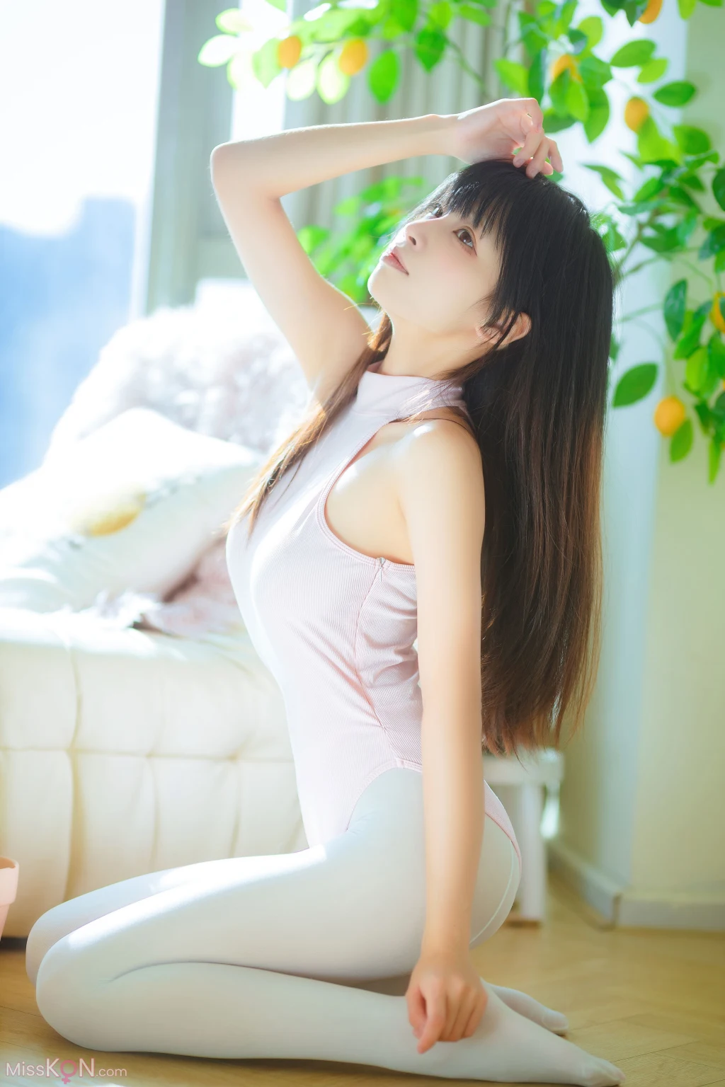 Coser@三無人型: 白丝桃子 (60 photos) – Page 6