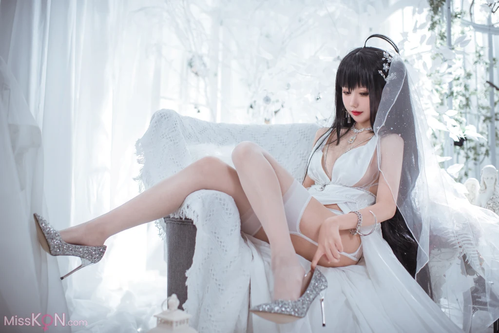 Coser@仙女月: 大凤纯白婚纱 (30 photos) – Page 3