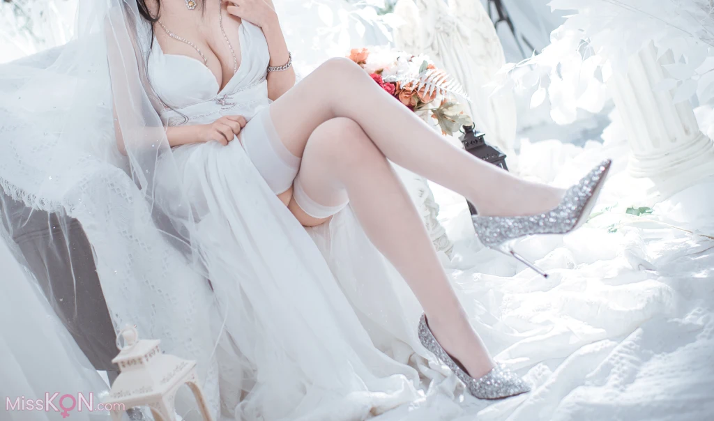Coser@仙女月: 大凤纯白婚纱 (30 photos) – Page 3