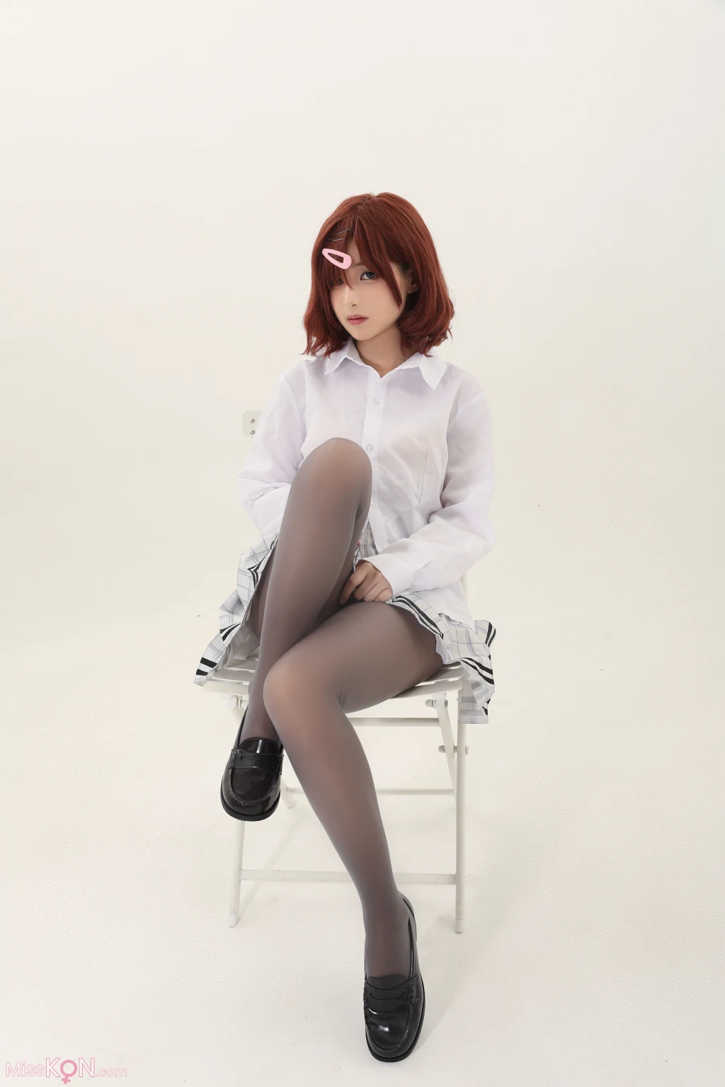 Coser@幼愛Youmeko: 樋口円香灰丝 (25 photos) – Page 2