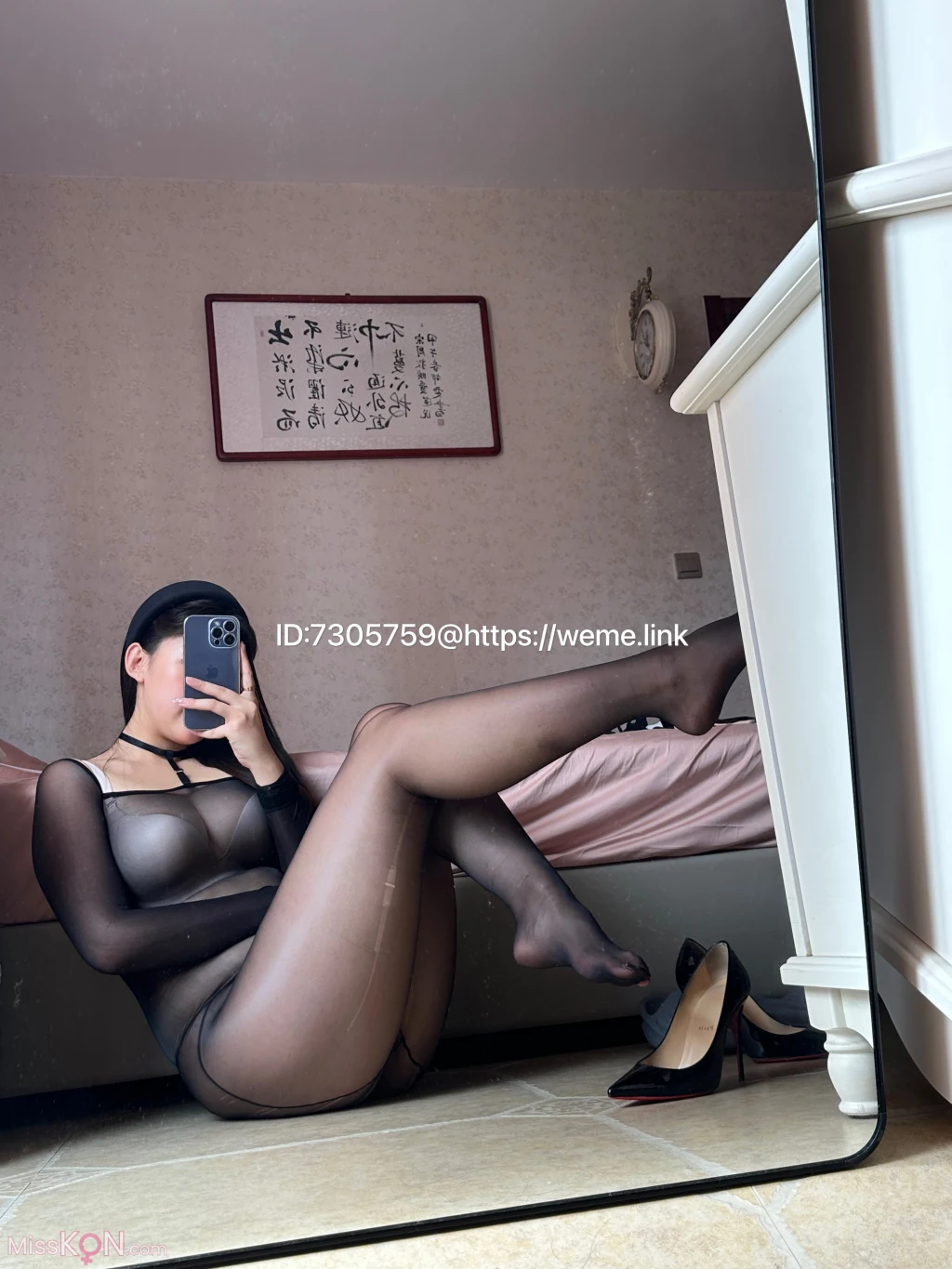 美邵女Baby: 透明吊带连体丝袜 (113 photos) – Page 3
