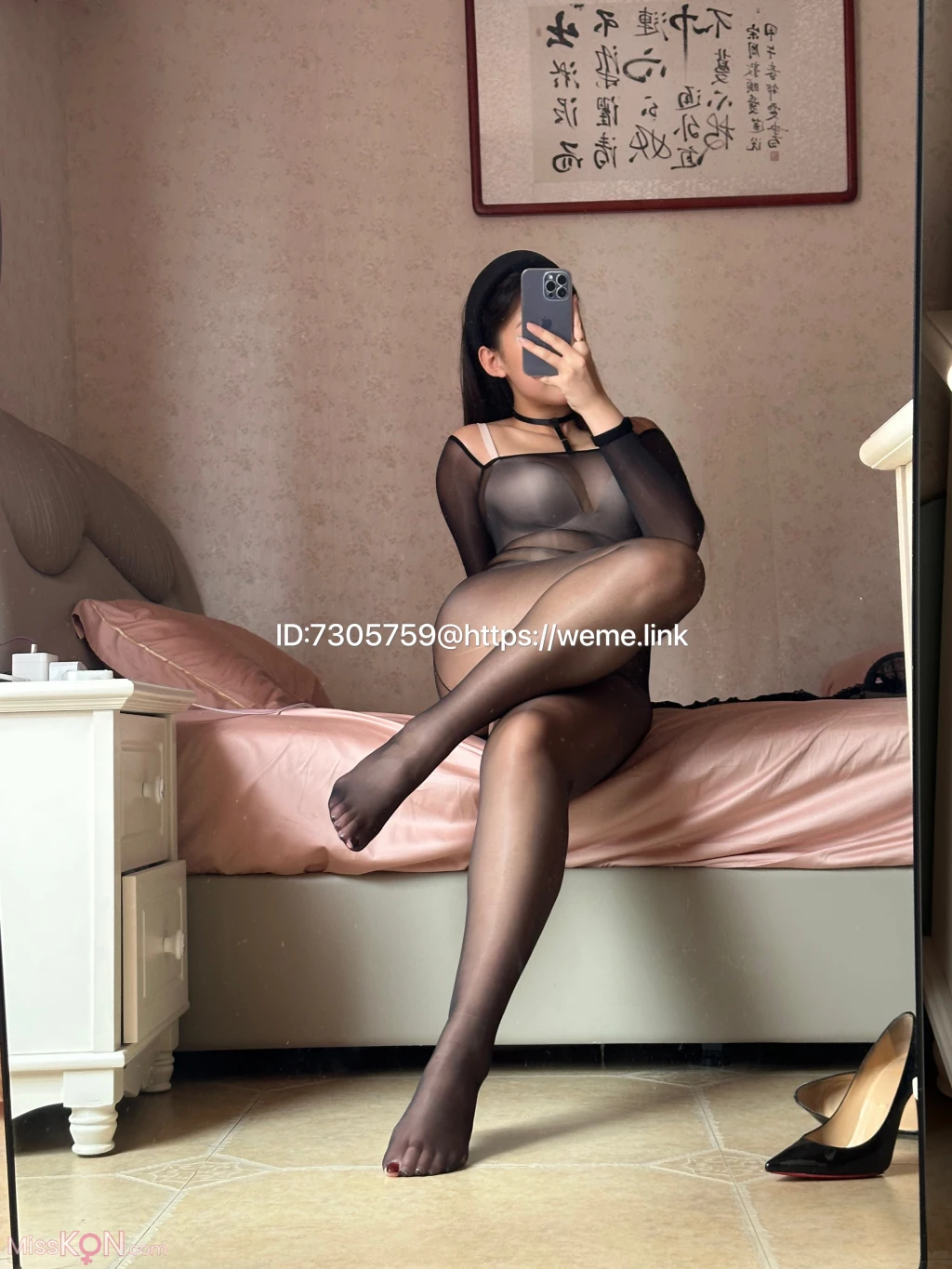 美邵女Baby: 透明吊带连体丝袜 (113 photos) – Page 5