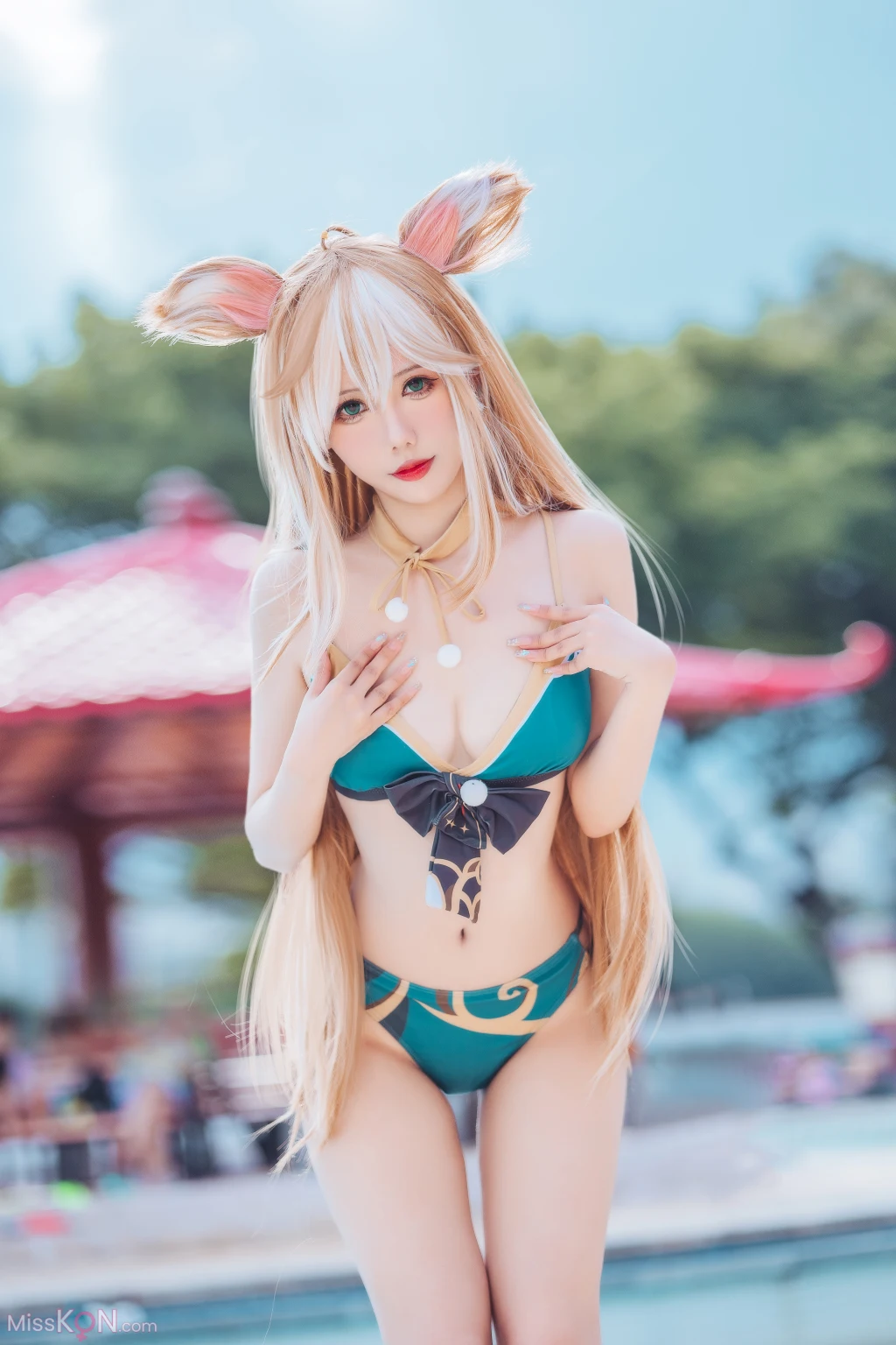Coser@仙女月: 泽月希娜小姐泳装 (15 photos)