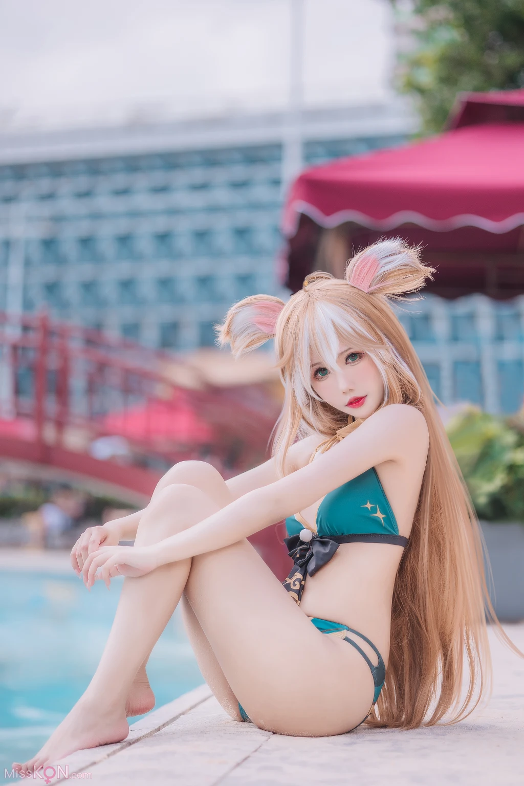 Coser@仙女月: 泽月希娜小姐泳装 (15 photos)