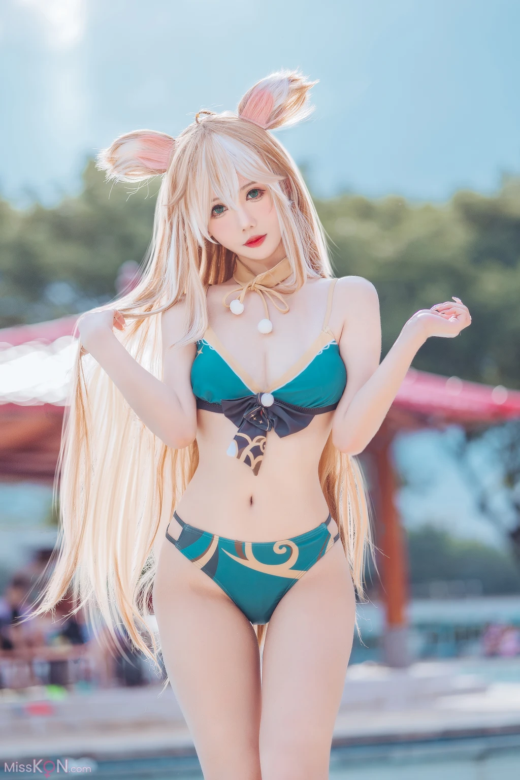 Coser@仙女月: 泽月希娜小姐泳装 (15 photos)