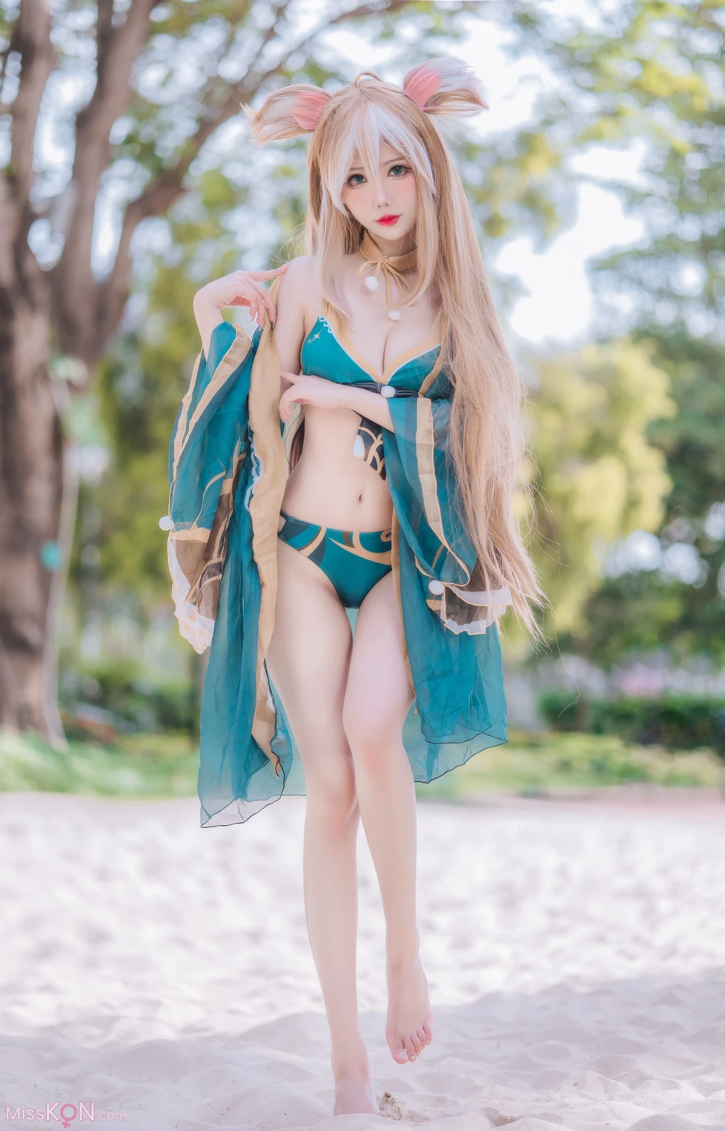 Coser@仙女月: 泽月希娜小姐泳装 (15 photos)