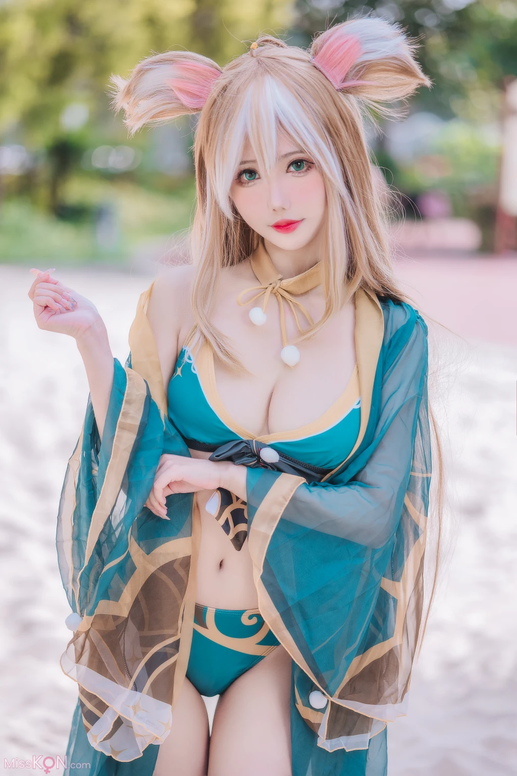 Coser@仙女月: 泽月希娜小姐泳装 (15 photos)
