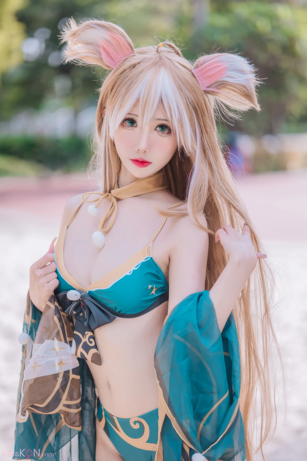 Coser@仙女月: 泽月希娜小姐泳装 (15 photos)