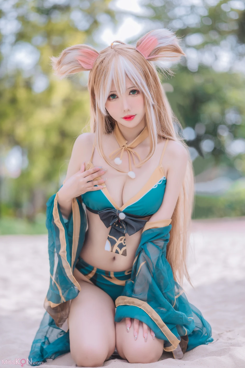 Coser@仙女月: 泽月希娜小姐泳装 (15 photos)
