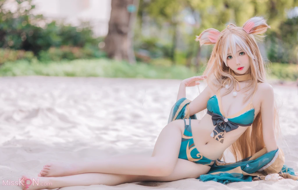 Coser@仙女月: 泽月希娜小姐泳装 (15 photos)