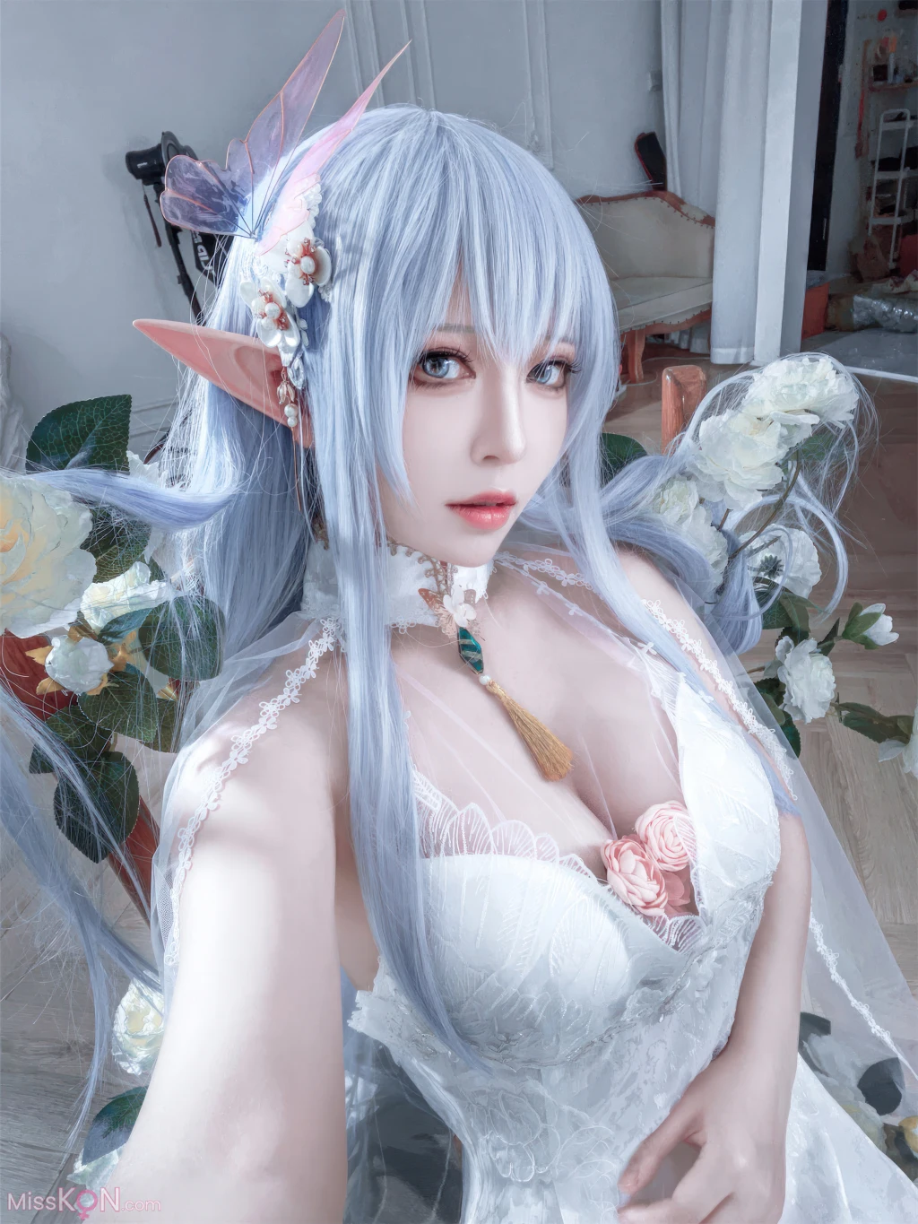 Coser@半半子: 碧蓝航线 阿尔比恩旗袍 (47 photos )