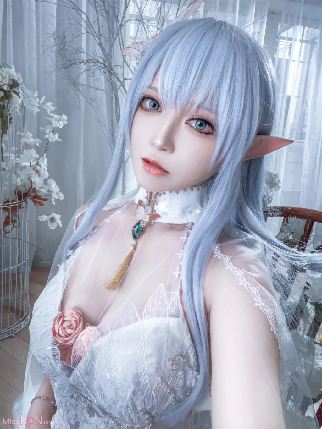 Coser@半半子: 碧蓝航线 阿尔比恩旗袍 (47 photos )