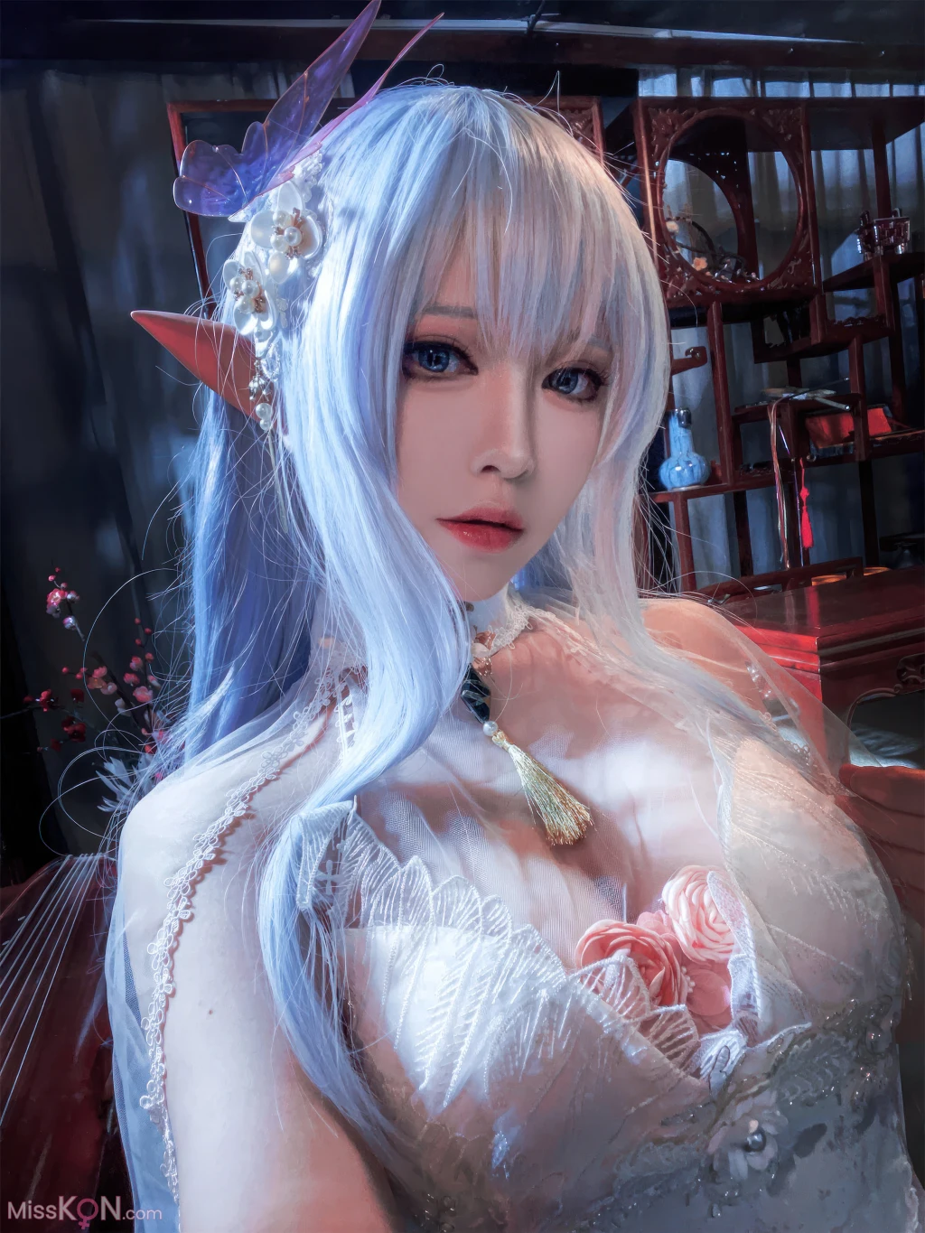 Coser@半半子: 碧蓝航线 阿尔比恩旗袍 (47 photos )