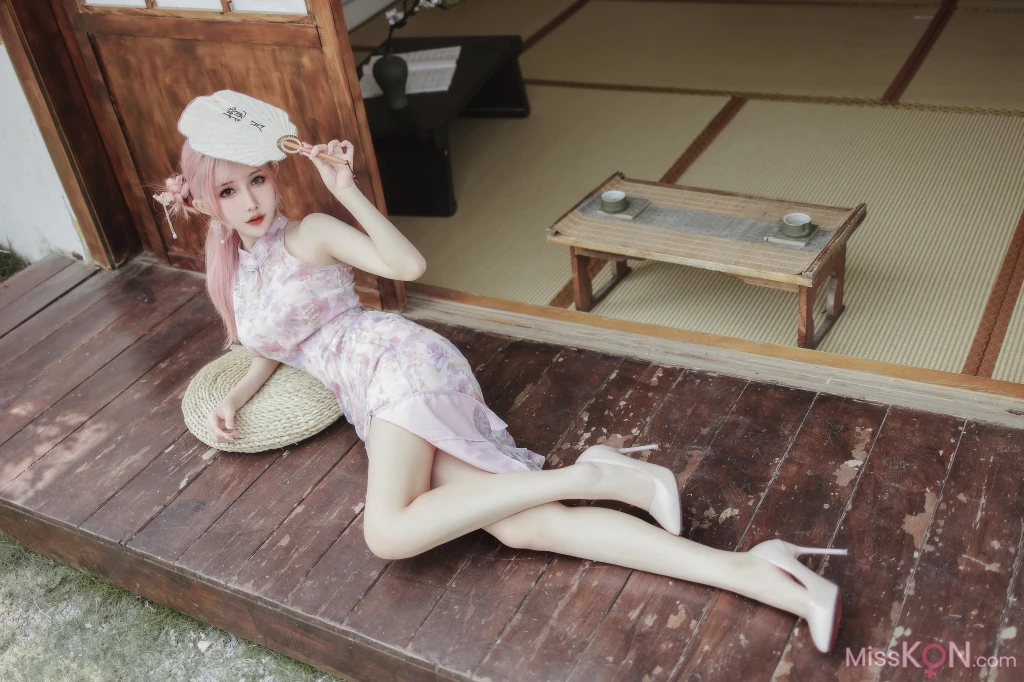 Coser@仙女月: 粉色旗袍 (20 photos) – Page 2