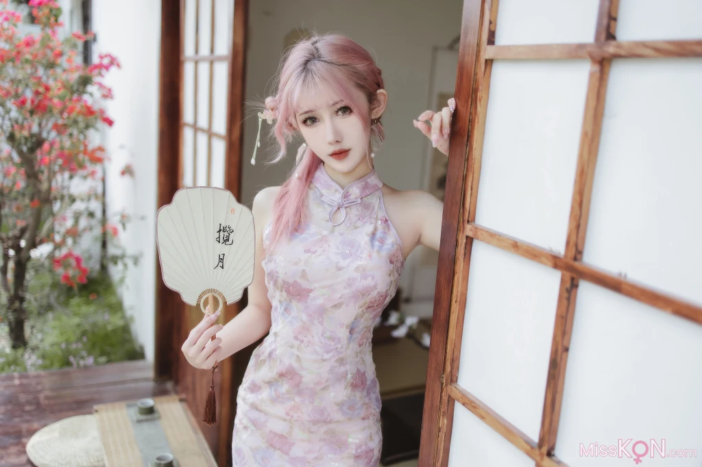 Coser@仙女月: 粉色旗袍 (20 photos) – Page 2