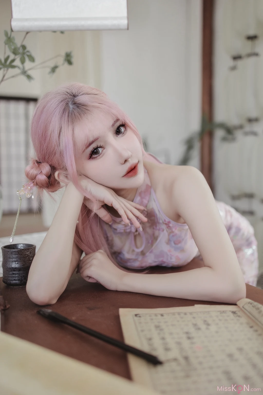 Coser@仙女月: 粉色旗袍 (20 photos) – Page 2