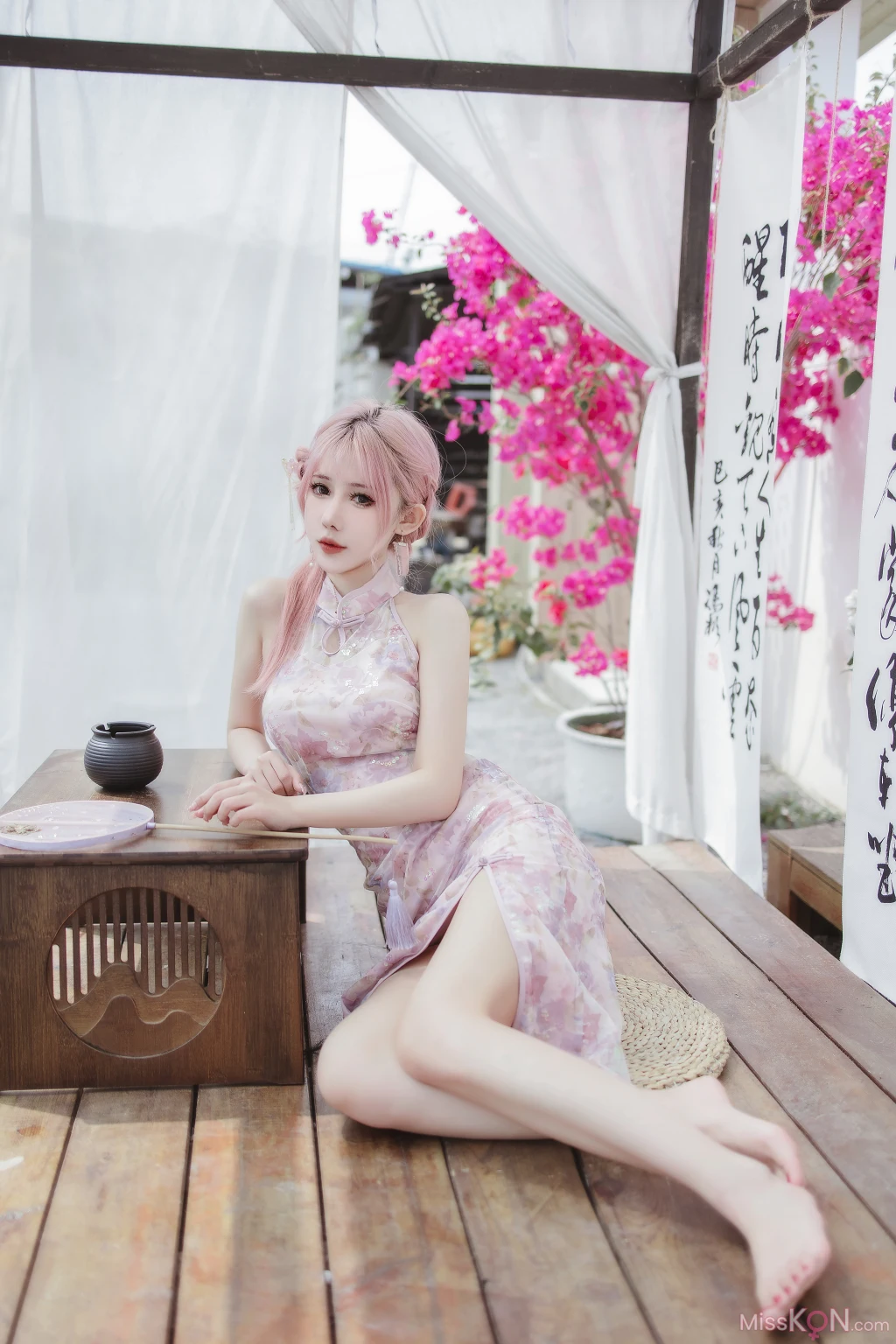 Coser@仙女月: 粉色旗袍 (20 photos) – Page 2