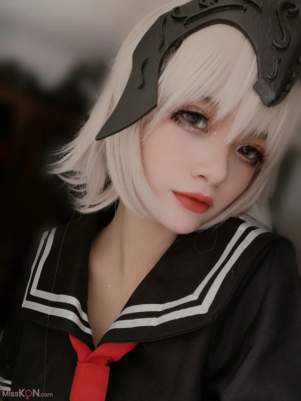 Coser@Azami: 黑贞德 Seifuku (14 photos)