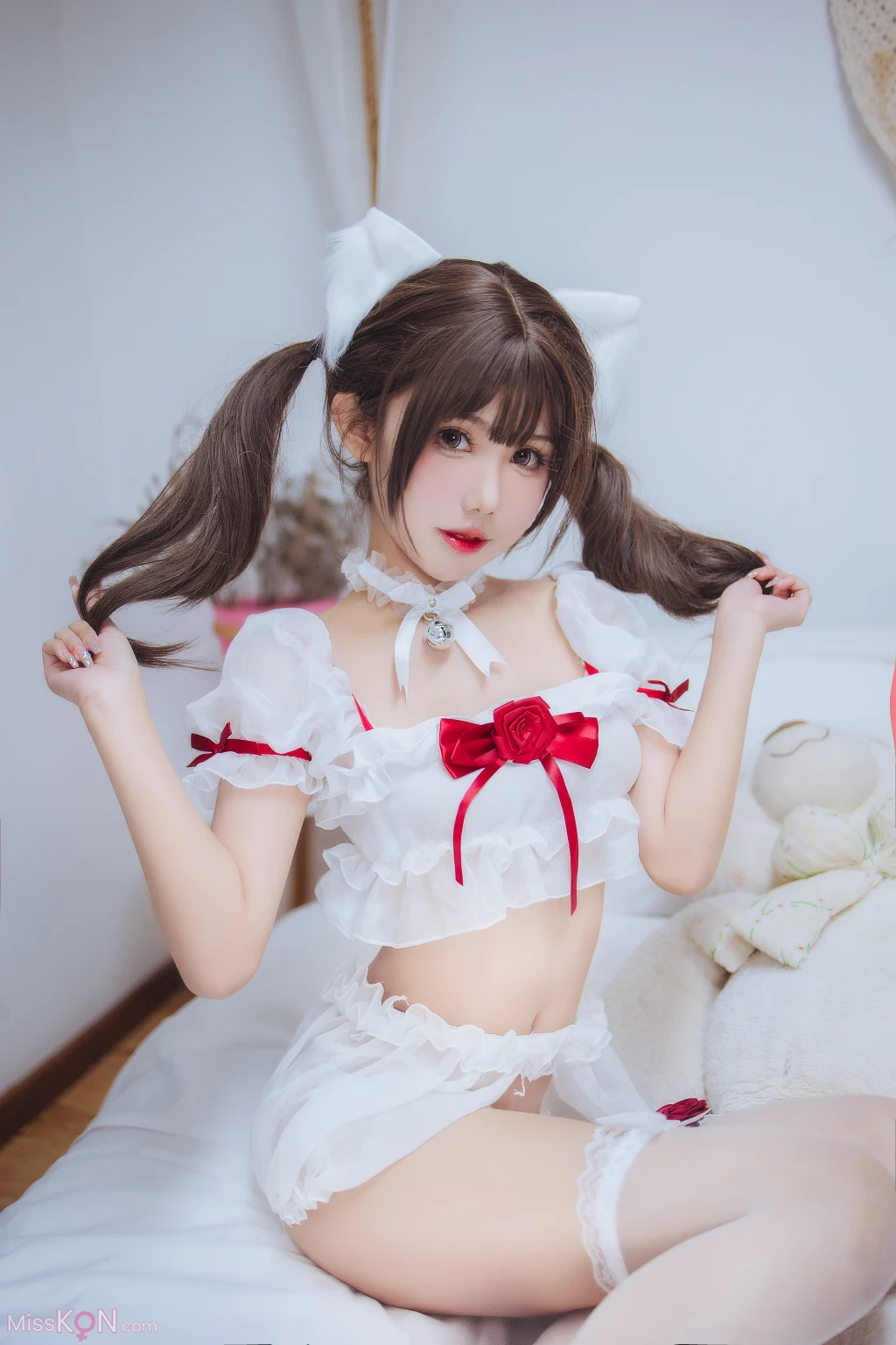 Coser@仙女月: 白猫少女 (50 photos) – Page 5