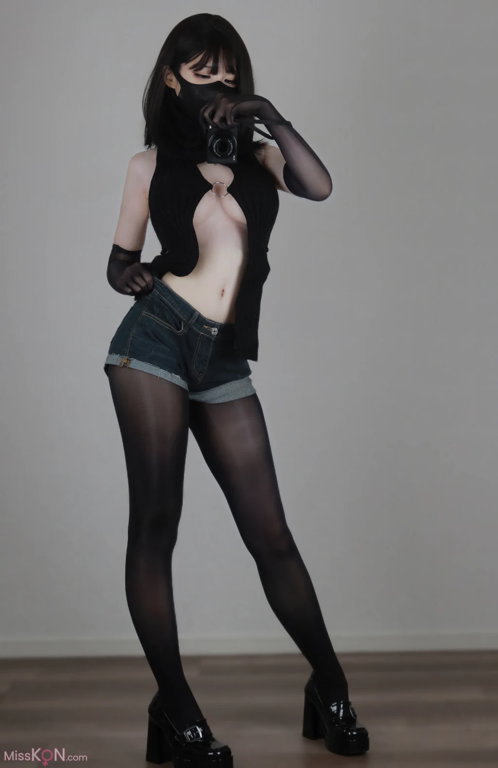 Coser@幼愛Youmeko: 毛衣姐姐 (19 photos)