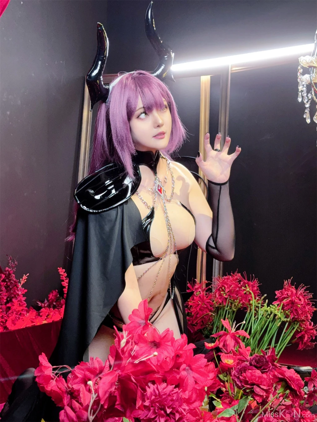 Coser@Natsuko夏夏子: 碧蓝航线 德文郡魅魔 (90 photos)