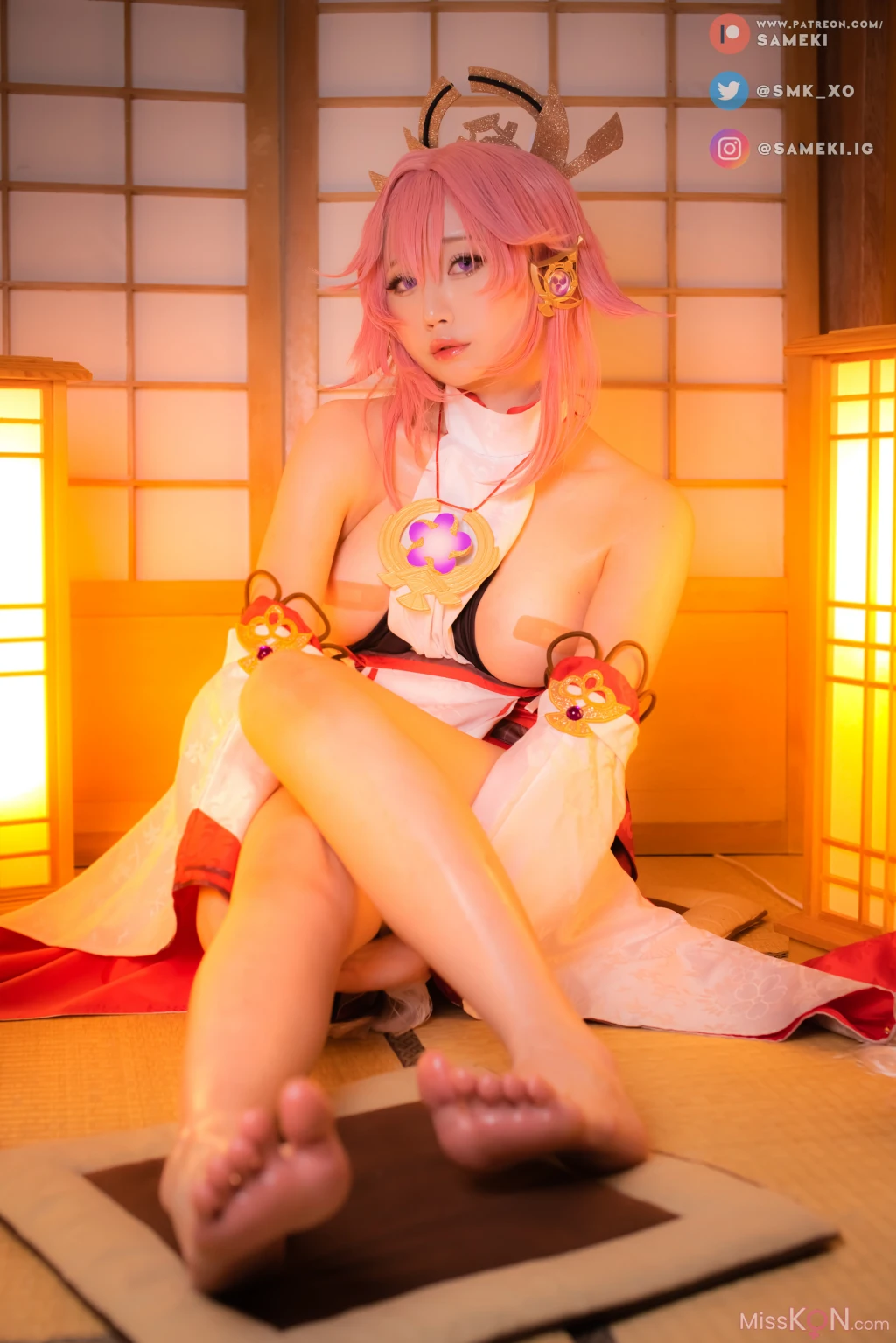 Coser@Sameki: Pack Yae Miko (20 photos)