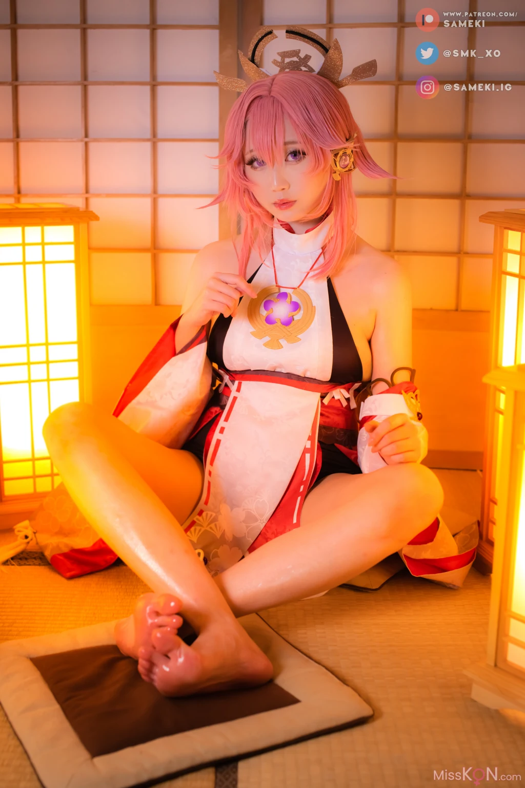 Coser@Sameki: Pack Yae Miko (20 photos)