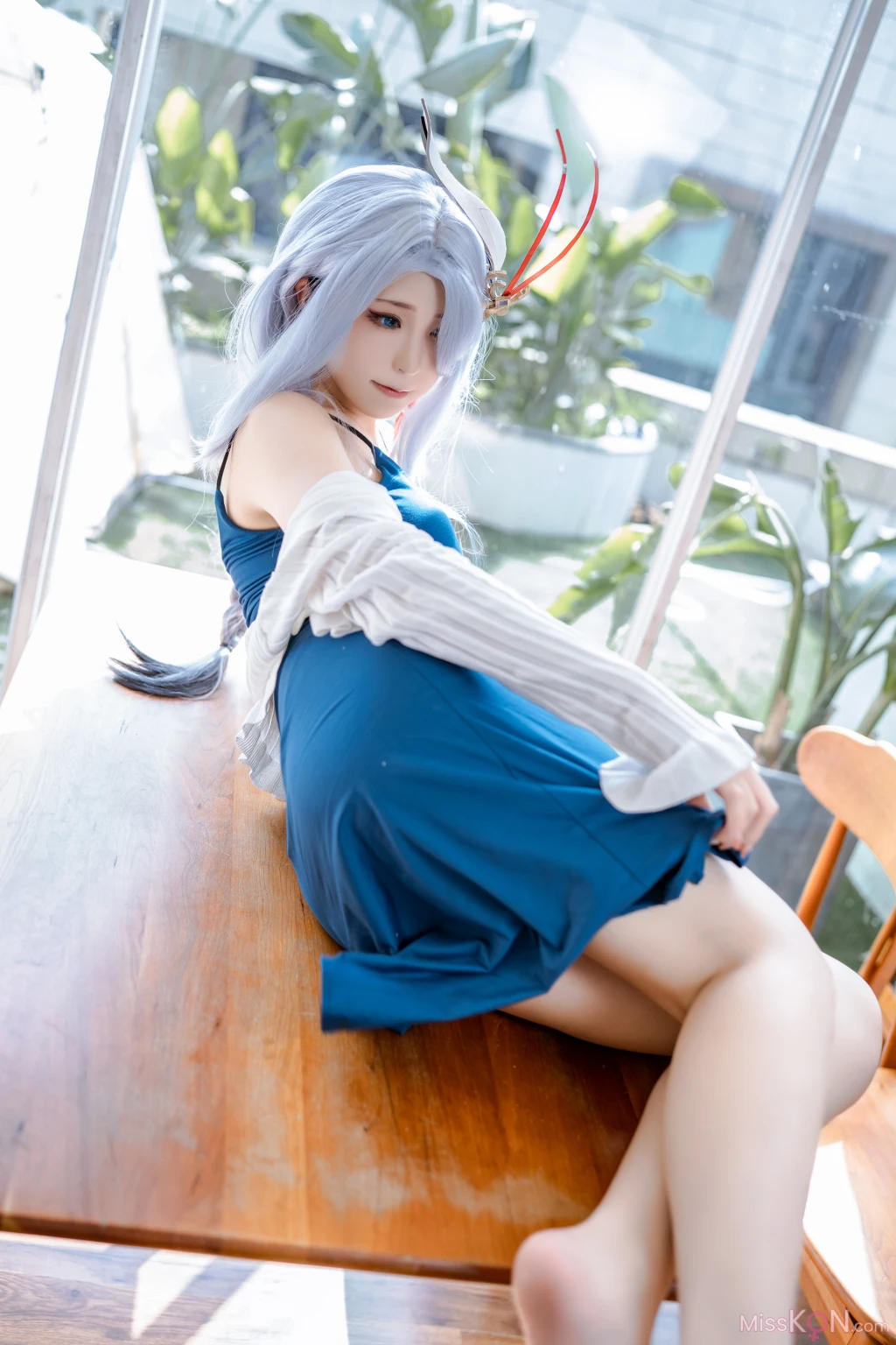 Coser@Quan冉有点饿: 原神 申鹤 同人礼服 (54 photos)