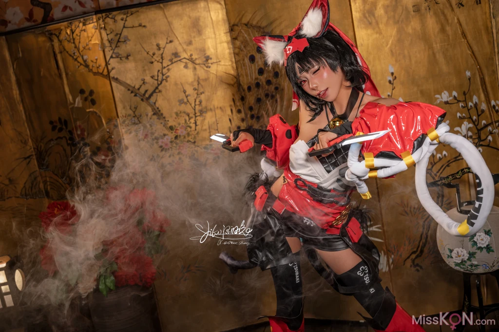 Coser@黏黏团子兔: 10月作品 绝区零 猫宫又奈 (75 photos + 1 video)