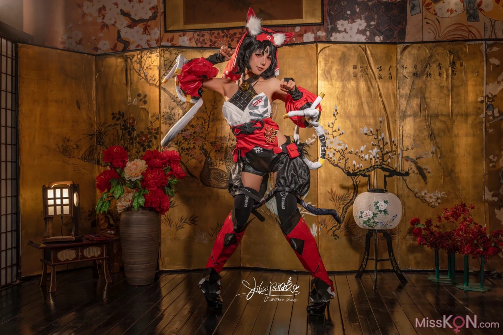 Coser@黏黏团子兔: 10月作品 绝区零 猫宫又奈 (75 photos + 1 video)
