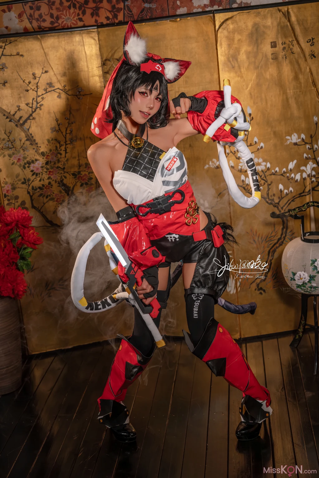 Coser@黏黏团子兔: 10月作品 绝区零 猫宫又奈 (75 photos + 1 video)