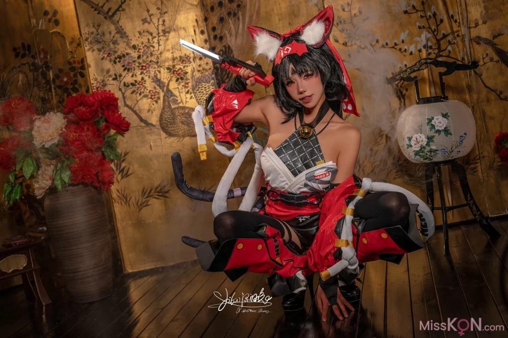 Coser@黏黏团子兔: 10月作品 绝区零 猫宫又奈 (75 photos + 1 video)