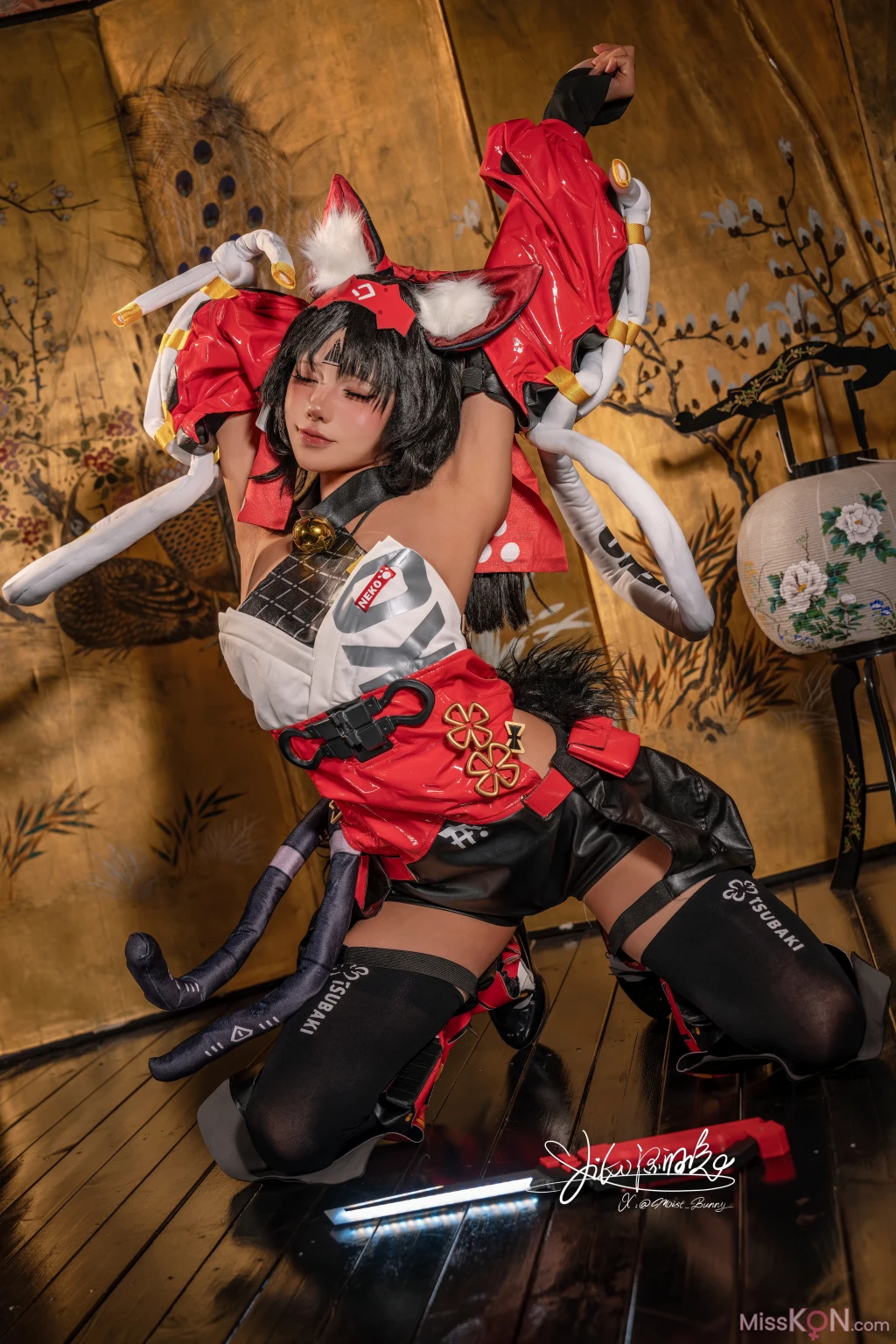 Coser@黏黏团子兔: 10月作品 绝区零 猫宫又奈 (75 photos + 1 video)