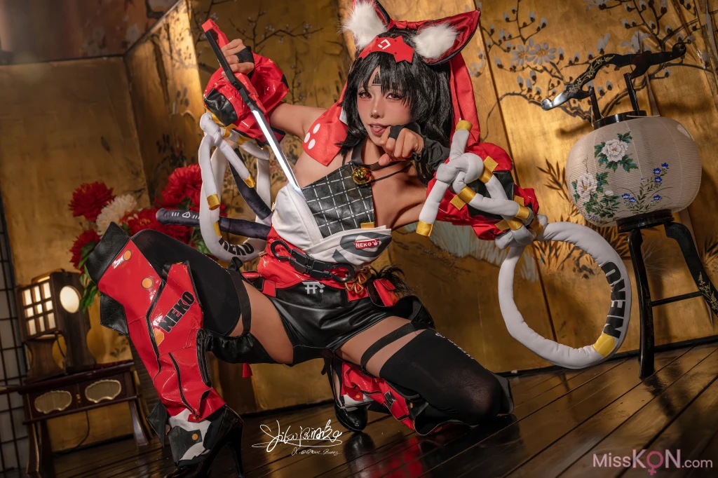 Coser@黏黏团子兔: 10月作品 绝区零 猫宫又奈 (75 photos + 1 video)